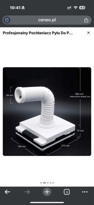 Polchlabiacz pyłu do paznokcji