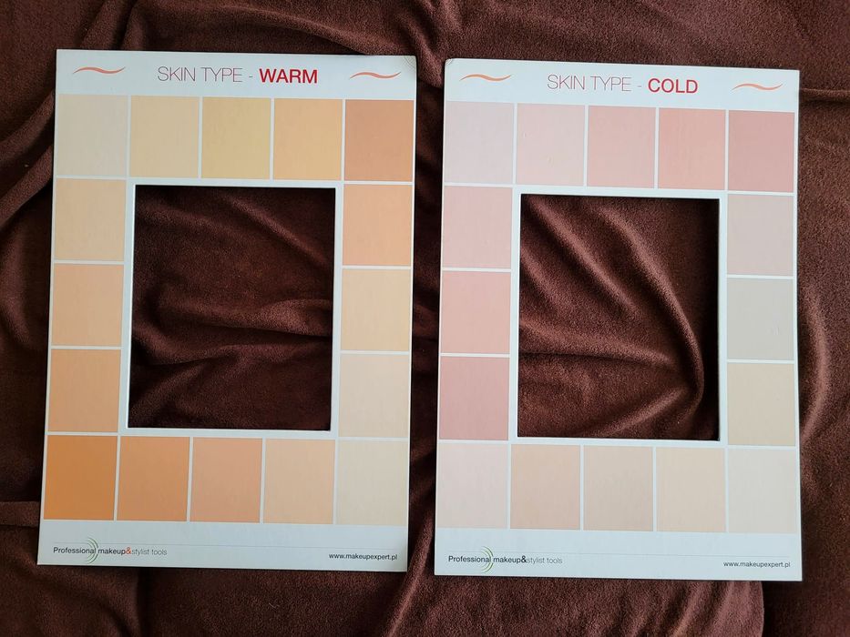 2 szt rama kolorystyczna dla wizarzystki barwa ciepła zimna