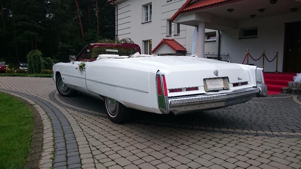 Kabriolet do ślubu auto na wesele Cadillac Eldorado