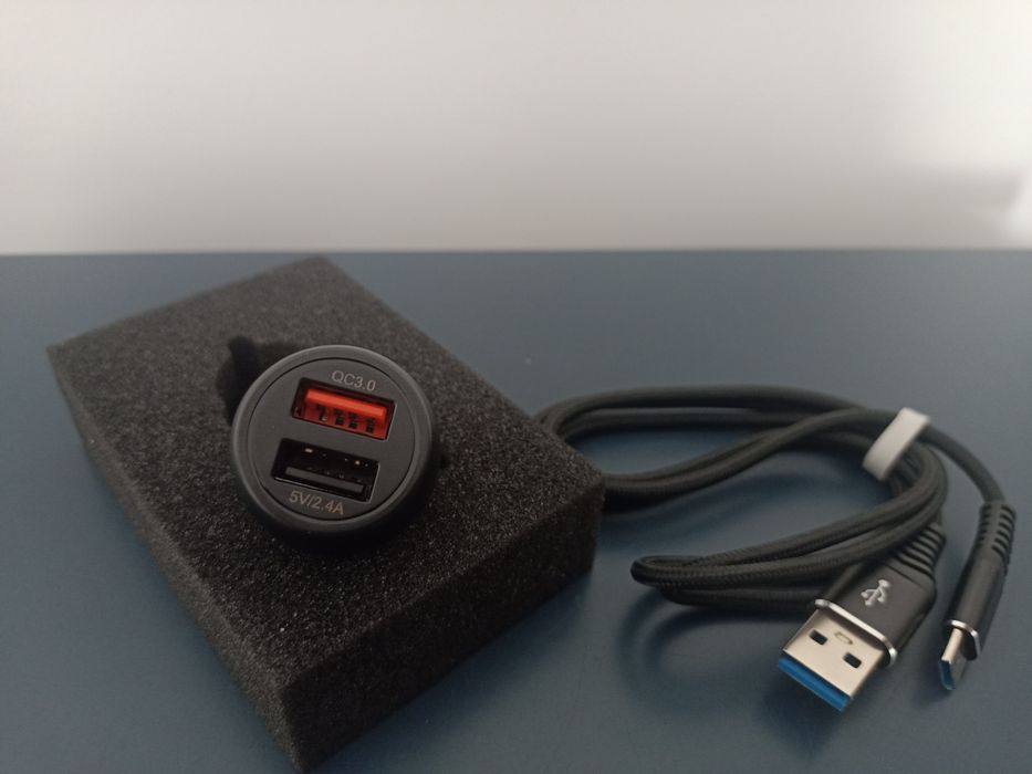 Sieger Szybka ładowarka USB do zapalniczki samochodowej do Samsung itp