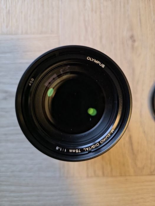Obiektyw Olympus M.Zuiko ED 75mm f/1.8 Czarny - jak nowy