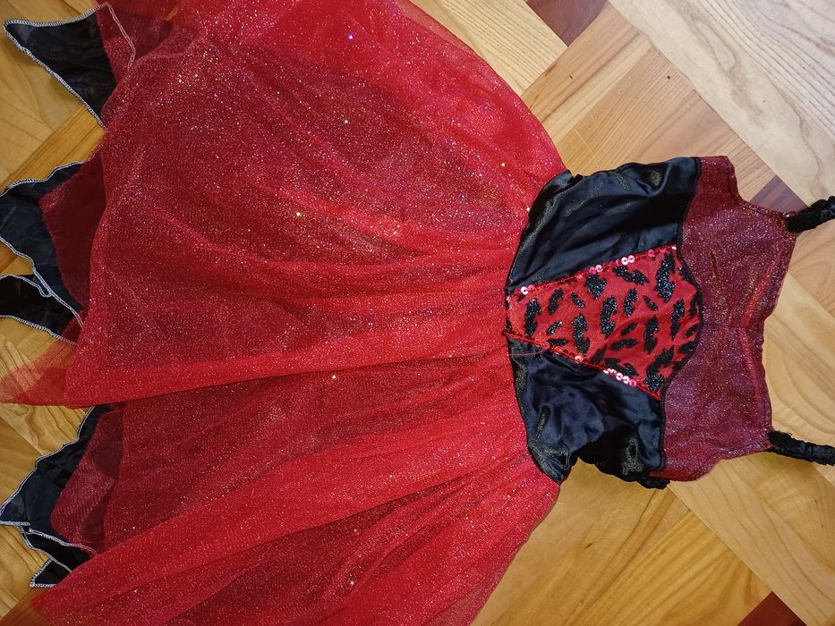 Strój sukienka przebranie czarownica