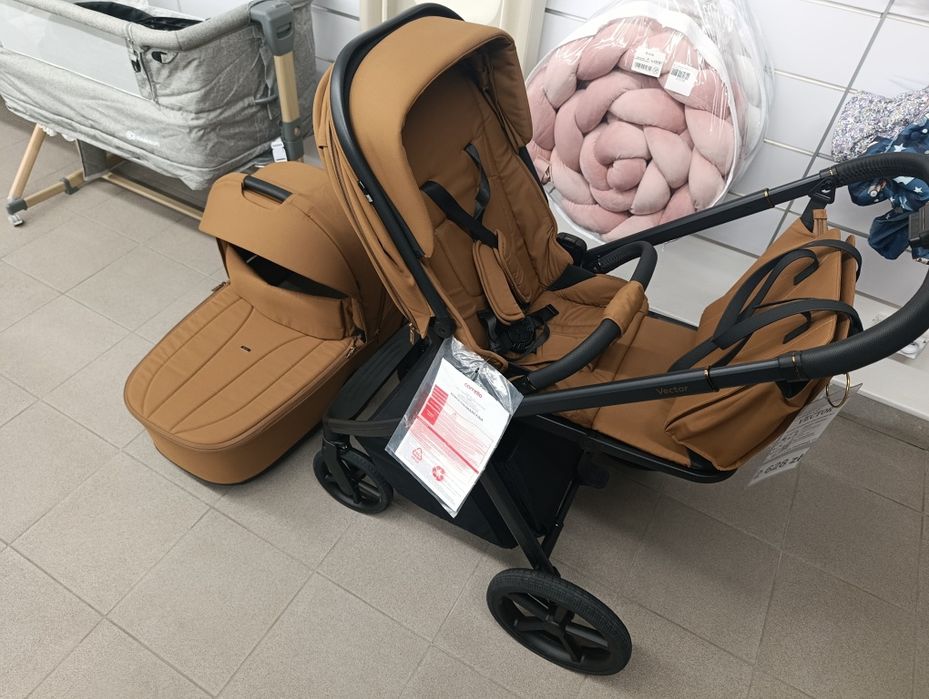 Wózek Carrello Vector Golden Beige 2w1 z ekspozycji