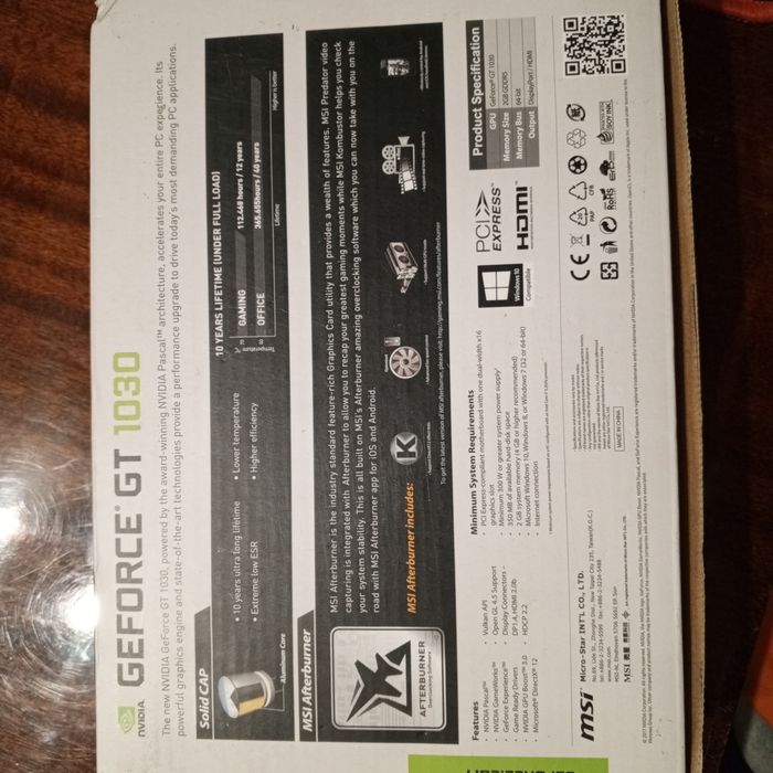 Відеокарта GT 1030 2GB PCI-E 3.0