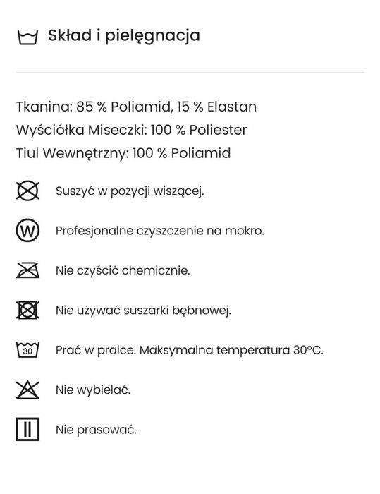 Nowy czarny biustonosz balkonetka Wien Tezenis