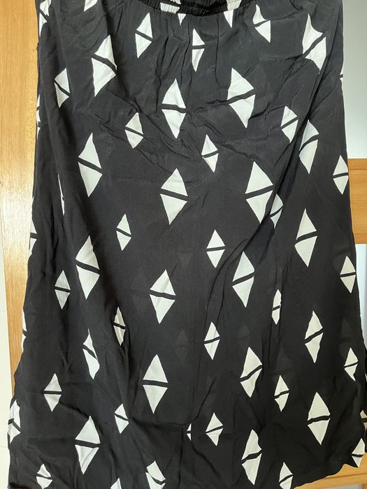 Saia comprida preta H&M