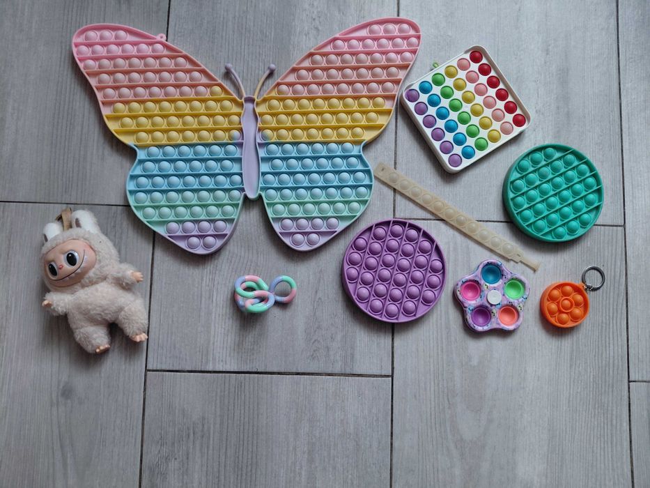 Mega paka zestaw dla dziewczynki zestaw haft diamentowy pop it labubu