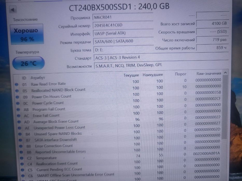Продам ssd 256gb msata , nvme pci-e, sata