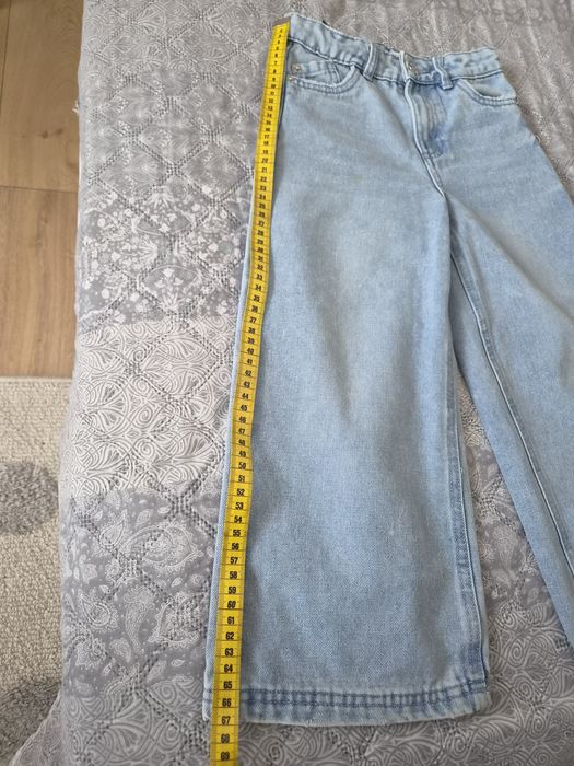 Spodnie jeans r. 116 szwedy szerokie