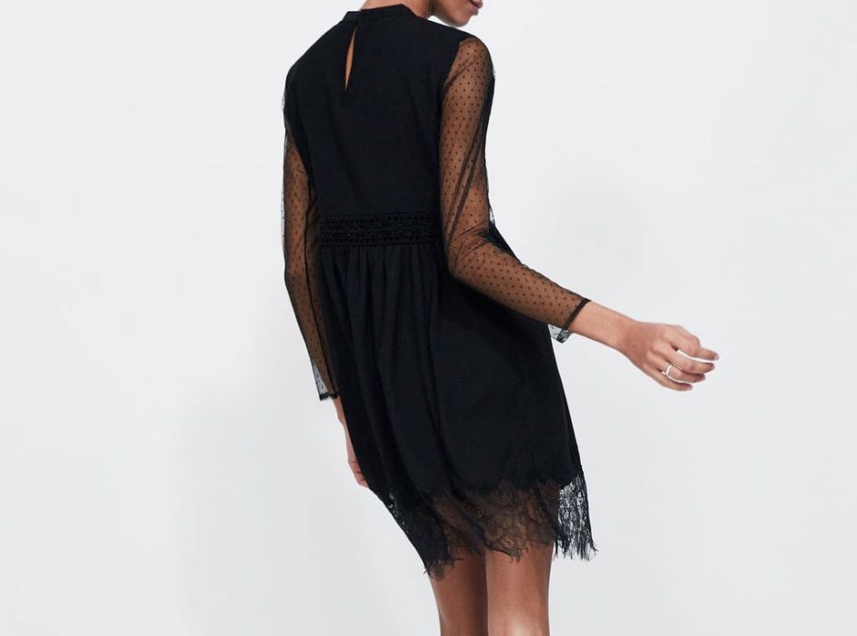 Czarna sukienka ZARA rozm. L NOWA