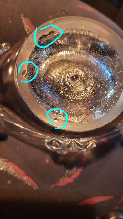 Ваза корзинка конфетница фруктовница стеклянная