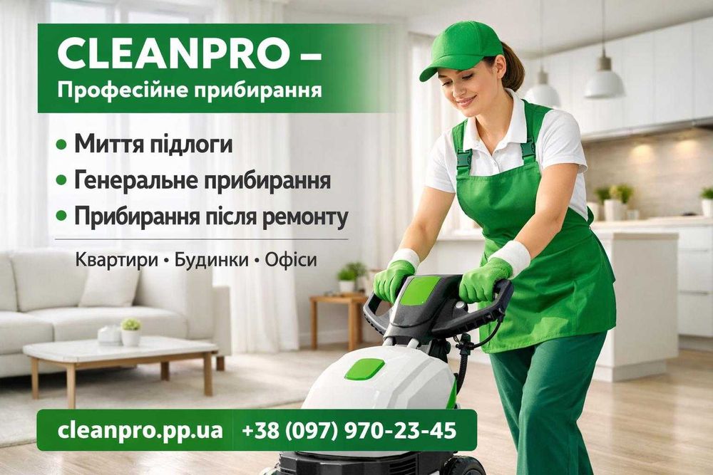 Клінінгова компанія CLEANPRO