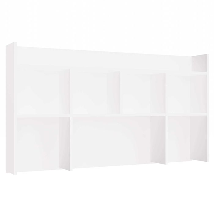 NADSTAWKA Do Biurka 130 CM Półka Regał Na Książki Dokumenty BIAŁA