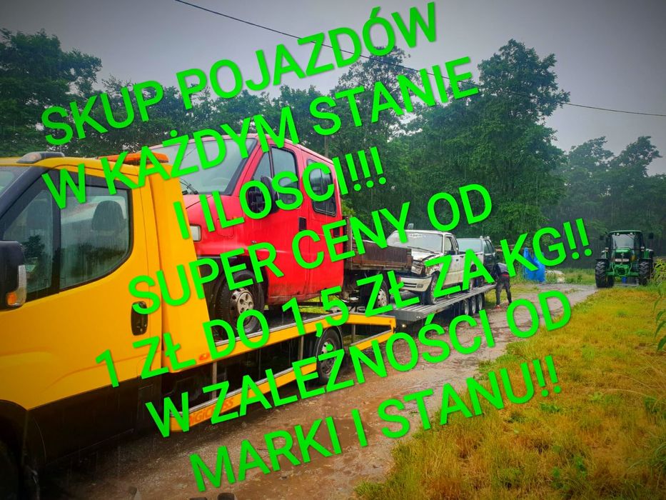 Skup Aut Do 1.5 zł kg
