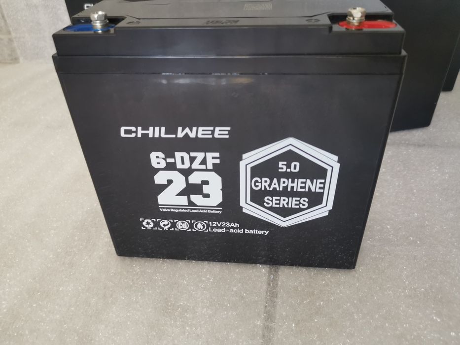 5 Baterias motas bicicletas elétricas Chilwee Grafeno 60V 23Ah 6-DZF23