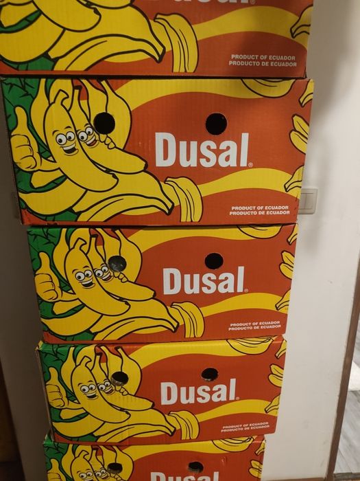 Kartony używane po bananach do pakowania przeprowadzki