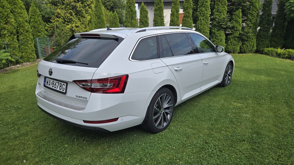Skoda Superb III L&K 2.0TDI WEBASTO biała perła