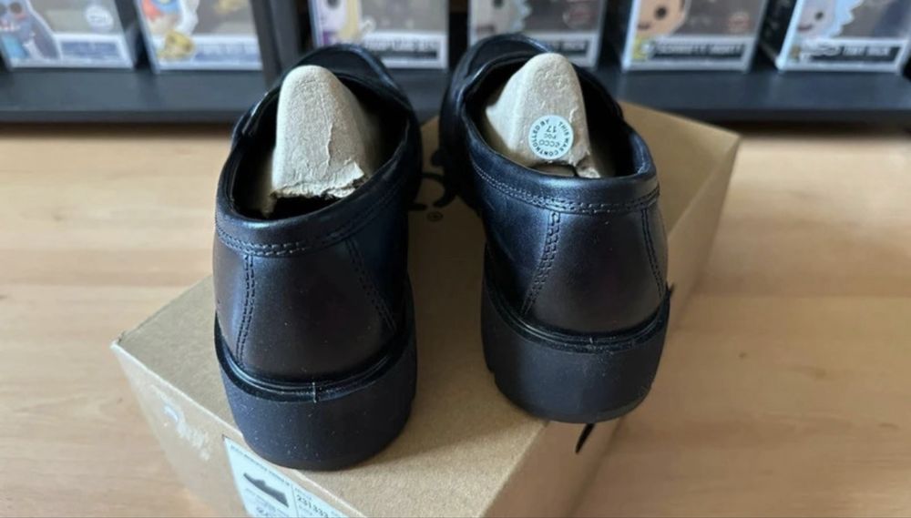 Ecco loafersy mokasyny damskie 36 czarne nowe