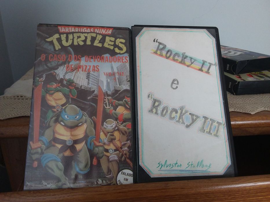 Casete VHS e DVD