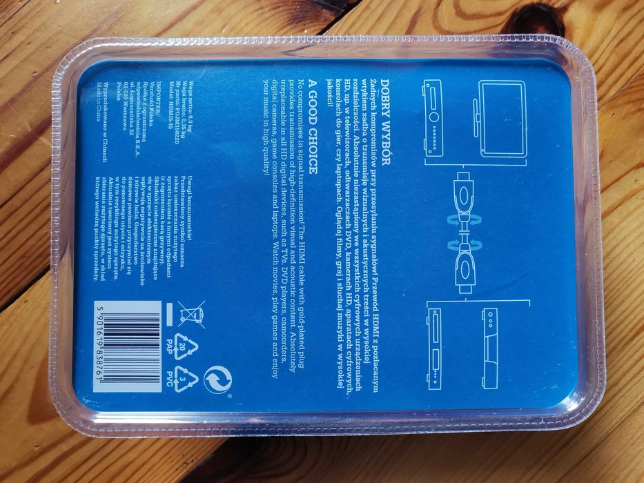 Przewód HDMI długość 5m