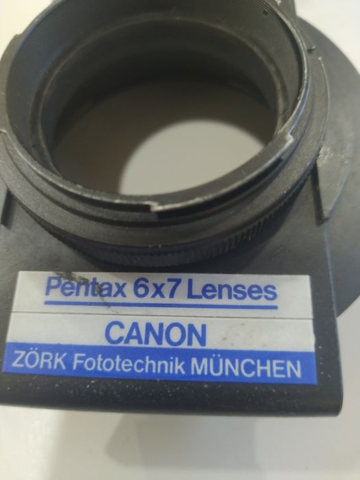Zork panoramic Shift adapter Pentax 67 para Canon *VENDO OU TROCO*