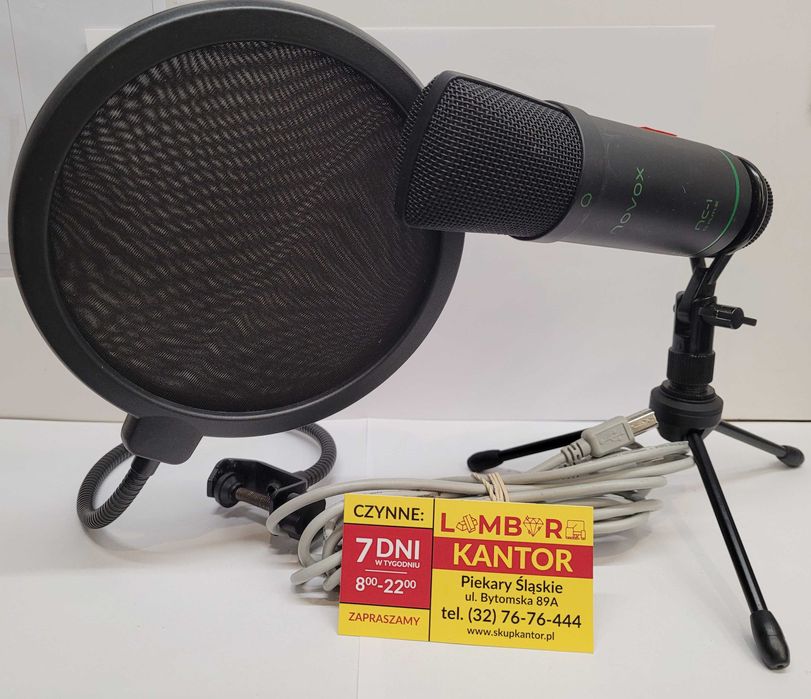 (2192/N/24) Mikrofon Gamingowy NOVOX NC-1 GAME + Osłona