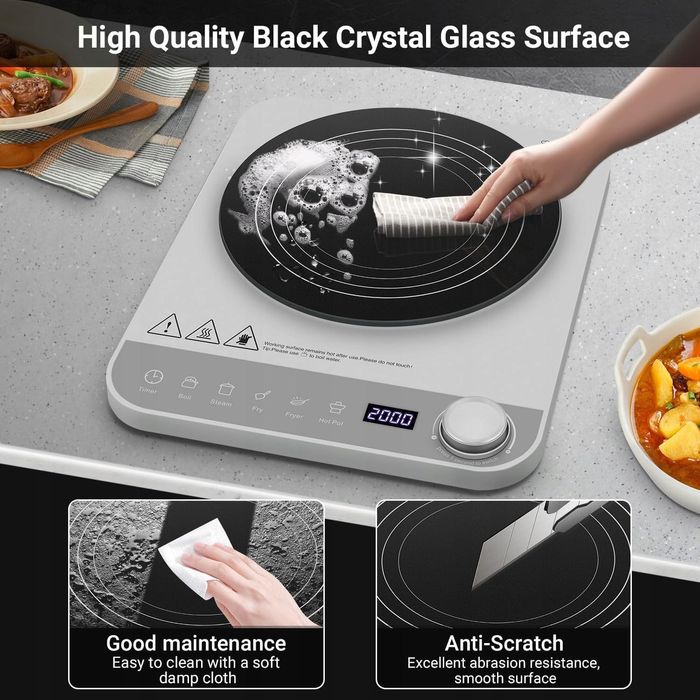 Kuchenka przenośna amzchef 2000w wolnostojąca