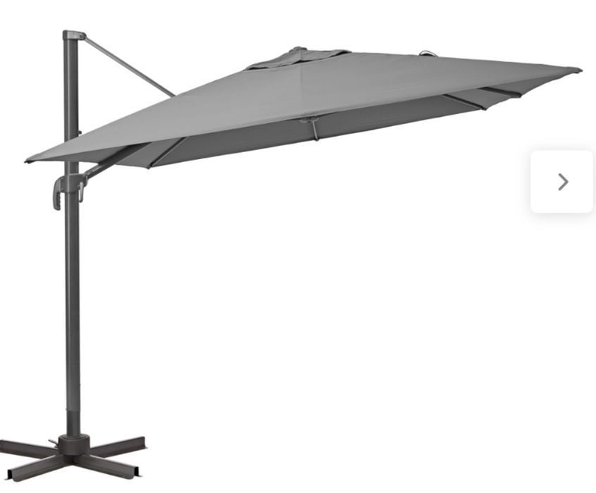 Chapéu de sol NATERIAL AURA ANTRACITE 290X390cm