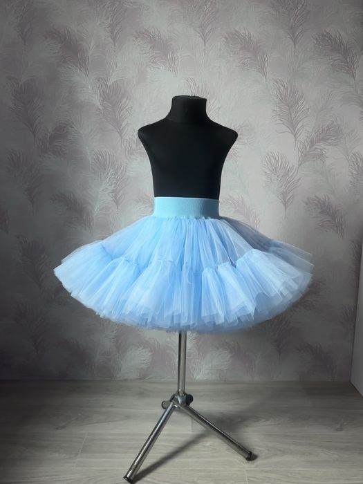 Костюм хмаринки тучки  краплинки пошив блакитна фатинова спідниця