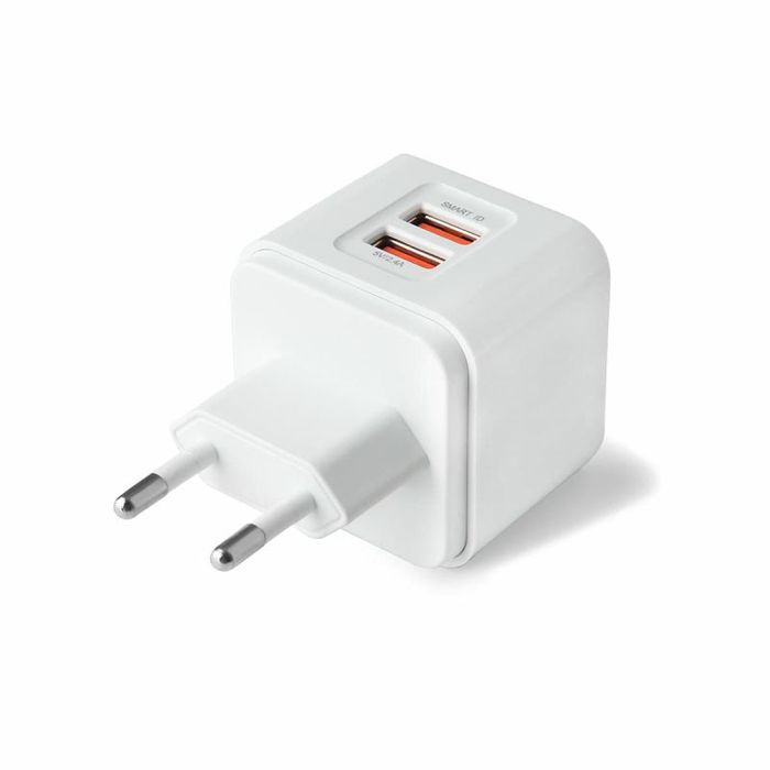 Ładowarka sieciowa VIDVIE PLE207 2.4A 2xUSB + kabel MicroUSB, Vidvie