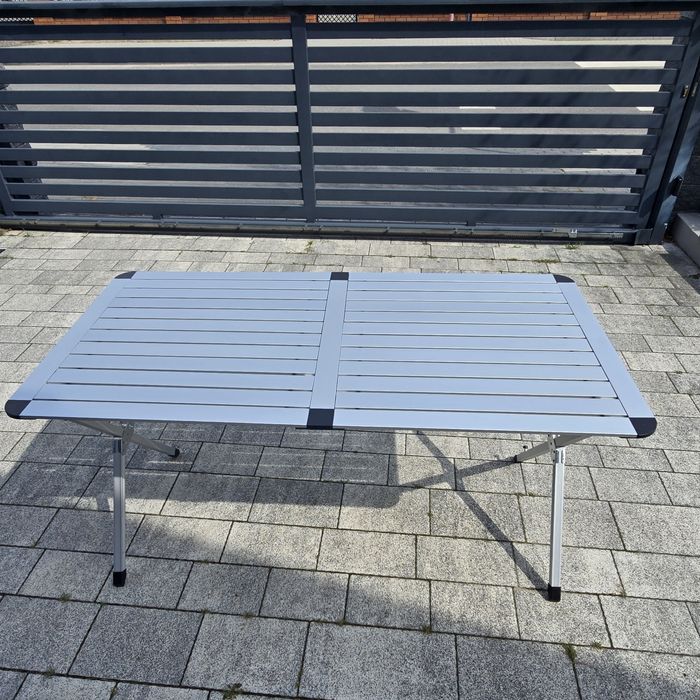 Aluminiowy Stół Kempingowy CampFeuer XL – Duży, Składany, Jak NOWY!