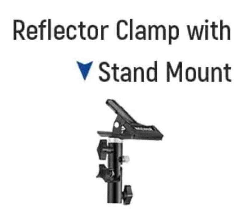 Godox 5-in1 110cm Reflector Set, Stand and Stand Reflector Clamp