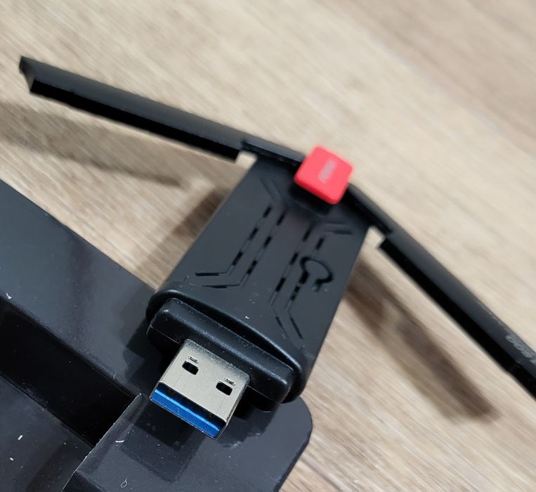 (НОВЫЙ) Двухдиапазонный беспроводной aдаптep WiFi 6 АХ1800Р USB 3.0