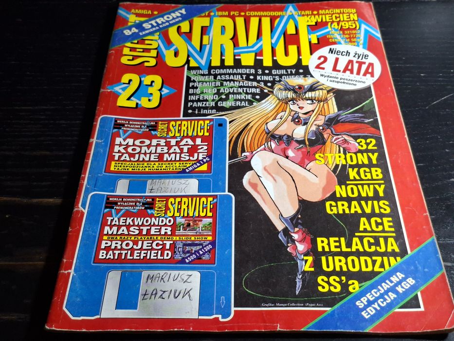 Czasopismo Secret Service numer 23 rok 1995