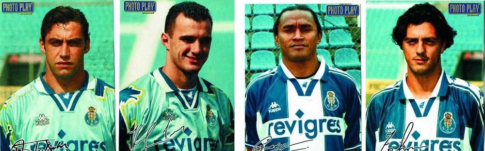 Futebol Clube do Porto - 19 postais dos jogadores 1999