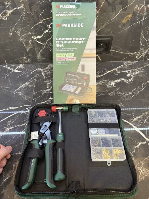 Набір для пробивання отворів дирокол Parkside Німеччина люверсів