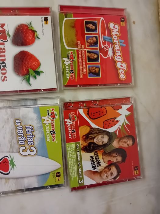 Conjunto de 6 Cds Colecção Morangos com Açucar