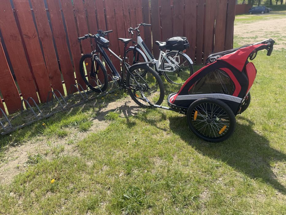 Przyczepka rowerowa dla dziecka 2os. KROSS