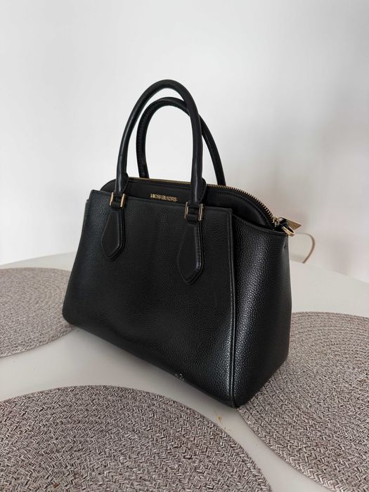 Abaixou Para 100€! Mala em Pele textura estilo Saffiano. Michael Kors Legítima (Bolsa de couro)