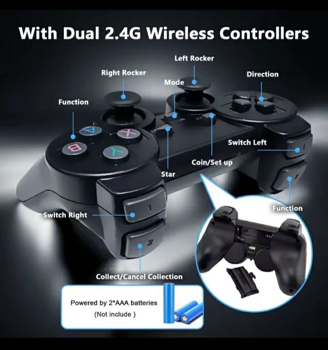 Game Stick Console 10000 Games NEW64284292629251123