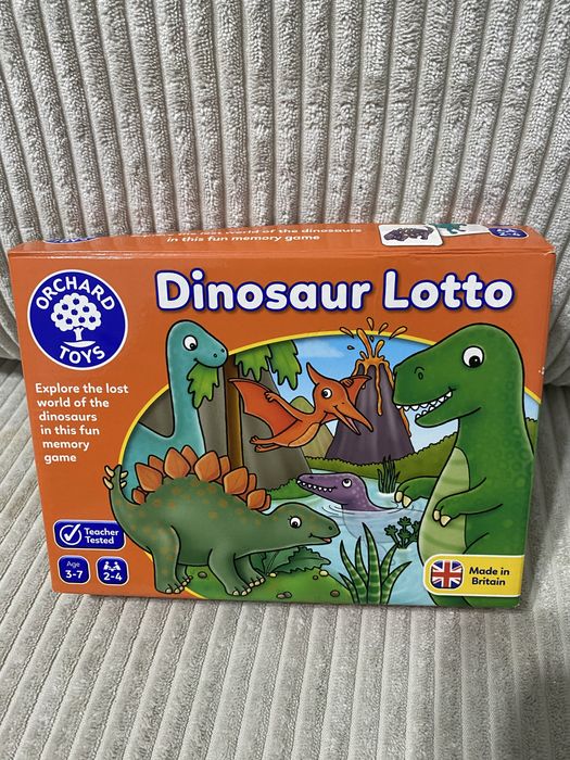 gra planszowa Orchard Toys Dinosaur Lotto