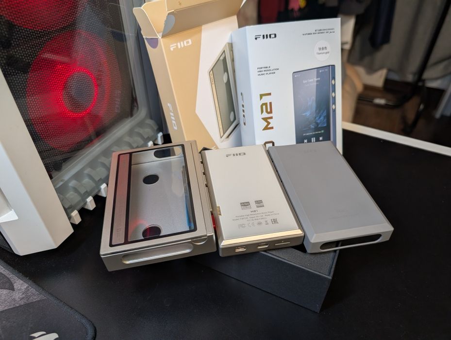 Hi-Res Плеєр Fiio M21 Android 13 Titanium Gold CS43198