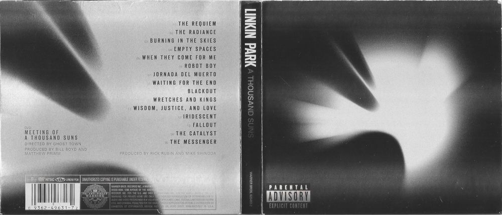 LINKIN PARK - A Thousand Suns (Digipack) CD+DVD [USA]