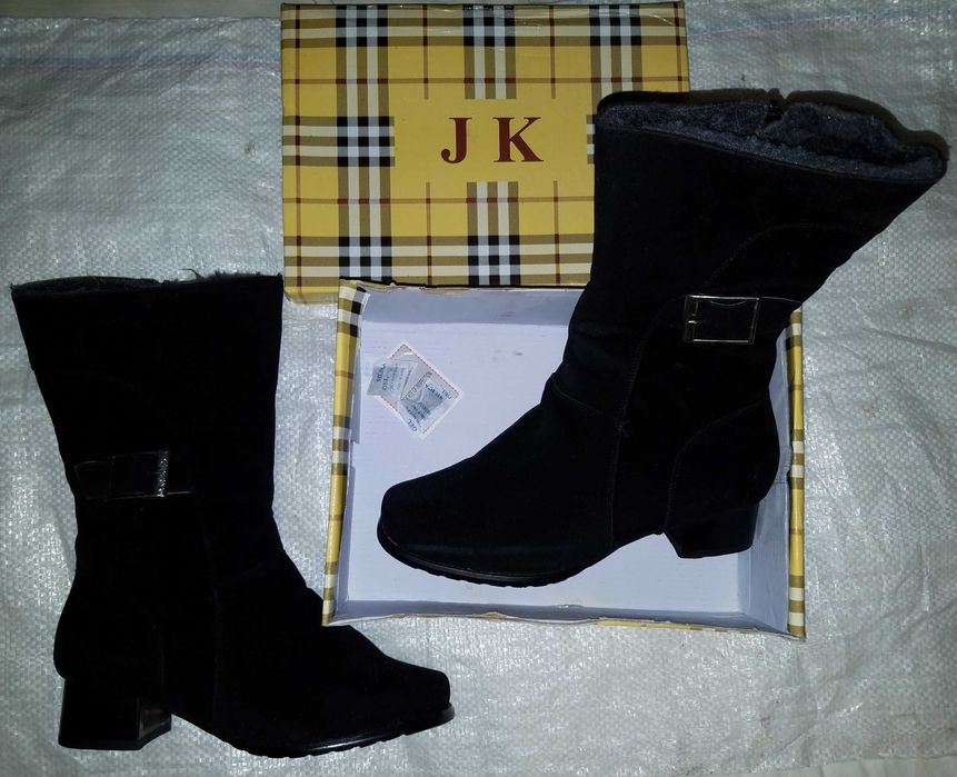 р 36 23 см Полусапожки зимние напівчобітки зимові JK мало б.в.