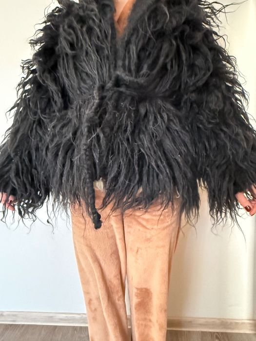 Шуба з овечої шерсті