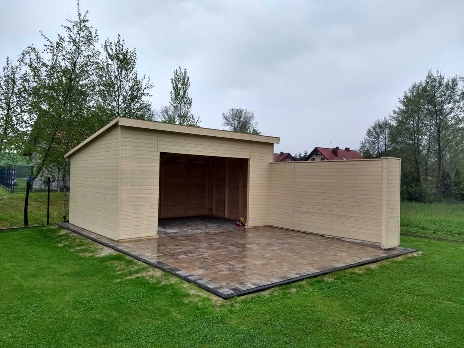 WIATA JEDNOSPADOWA 5.9x6.2m Producent! (każdy wymiar)  Drewno KVH