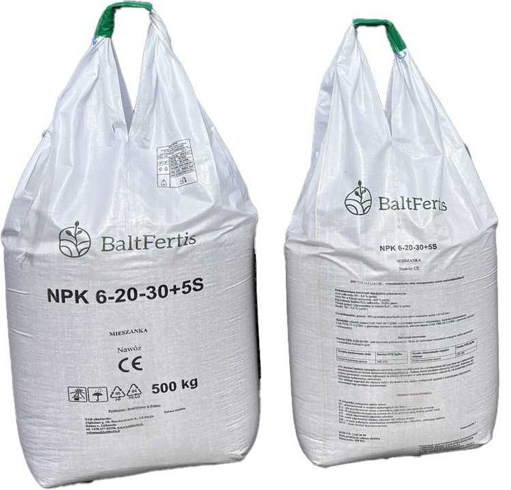 Nawóz NPK 6 20 30 + 5S Zamiennik Polifoski