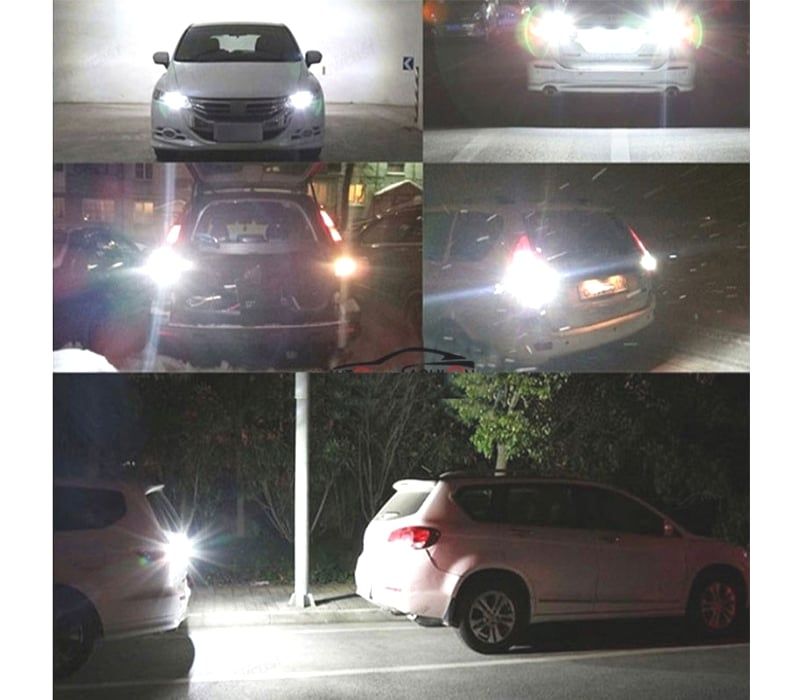 LÂMPADAS BA15S LED CANBUS LUZ BRANCA