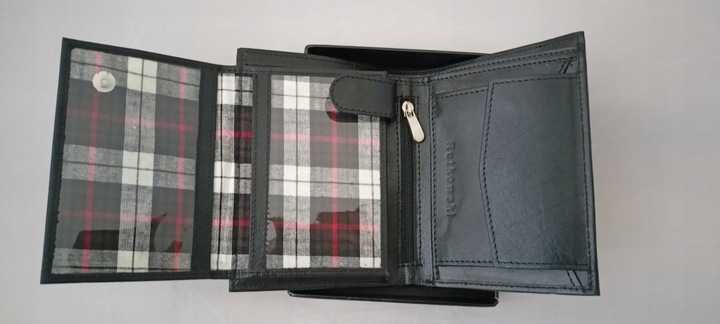 CR Rutkowski portfel męski skóra naturalna czarny