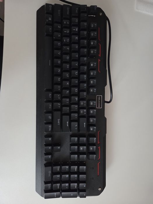 Klawiatura mechaniczna gamingowa Volcano Hammer red switche RGB
